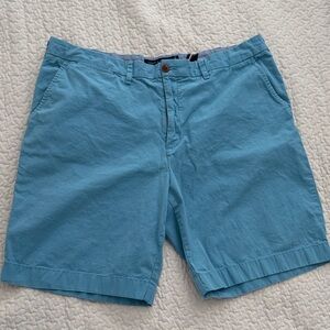 Tommy Hilfiger Light Blue Men's Flat Front Shorts